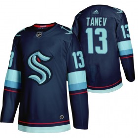 Seattle Kraken tröja Brandon Tanev 13 2021-22 Navy Authentic - NHL Tröjor Herr